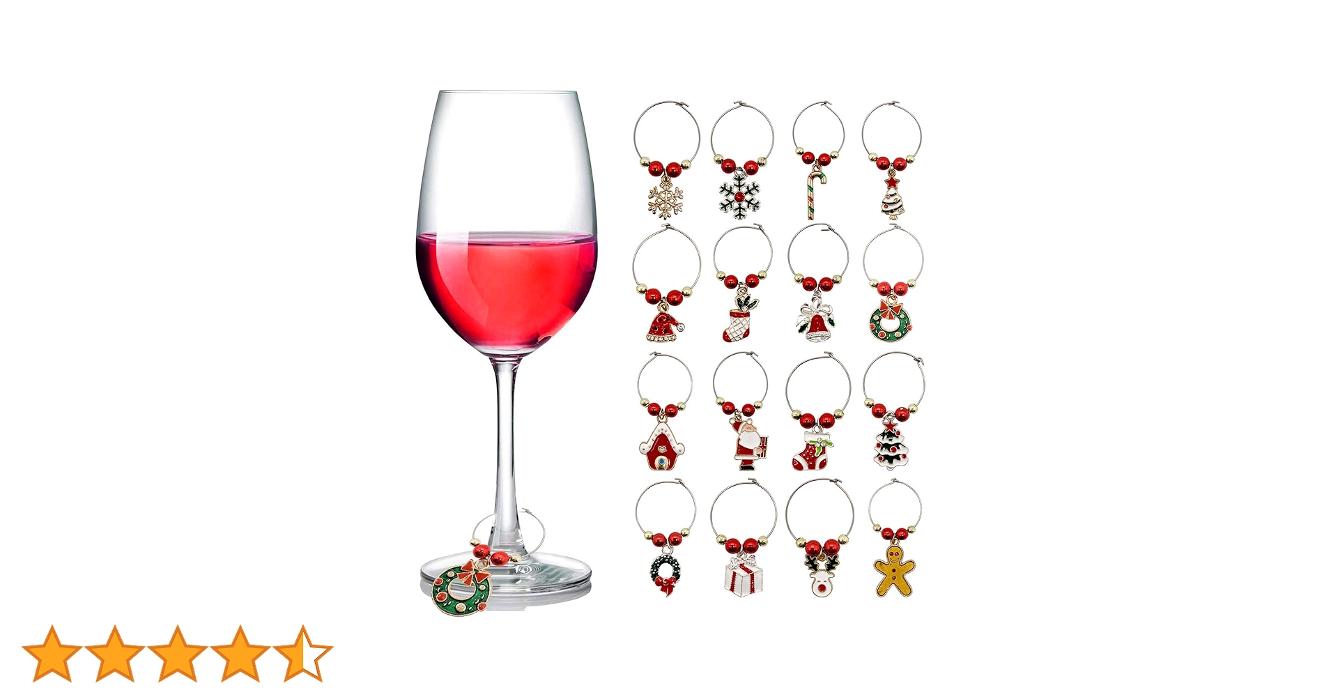 クリスマスワイングラスマーカー紙 赤、緑10枚 クリスマスワイングラスマーカー紙 赤、緑10枚 - メルカリ